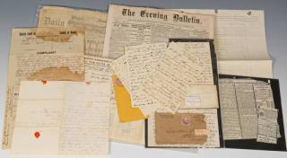 Appraisal: Civil War and Related Documents Grouping of Civil War and