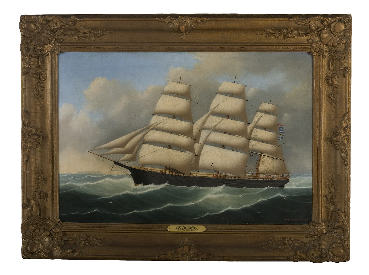 Appraisal: JOHN F LOOS BELGIAN ACT - THE CANADIAN SHIP quot