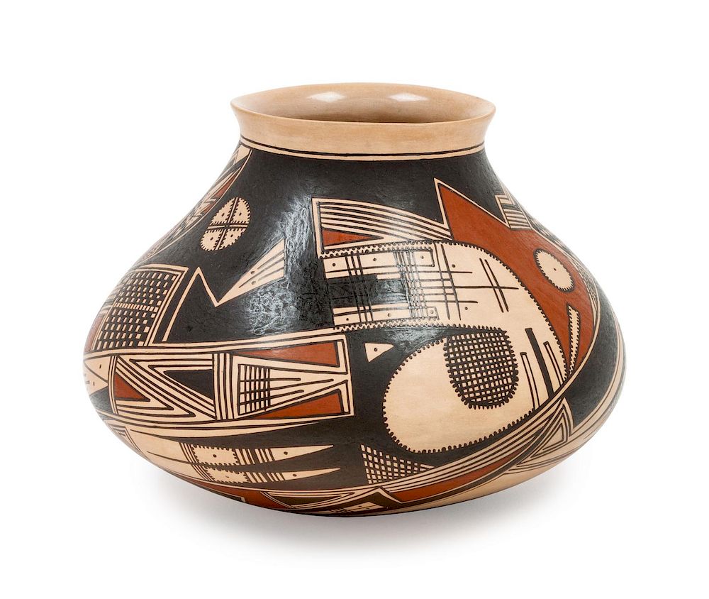 Appraisal: Mata Ortiz Polychrome Olla height x diameter inches Mata Ortiz