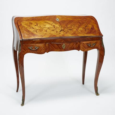 Appraisal: Louis XV Style Ormolu Mounted Kingwood Writing Desk mid th