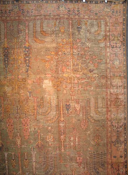 Appraisal: An Oushak carpet West Anatolia late th century size approximately