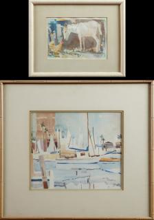 Appraisal: Judi Betts - Baton Rouge Yacht Harbor and Animals in