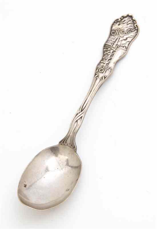 Appraisal: An American Sterling Silver Souvenir Spoon C D Peacock commemorating