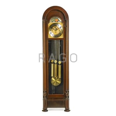 Appraisal: EMPIRE STYLE GRANDFATHER CLOCK Condition Report