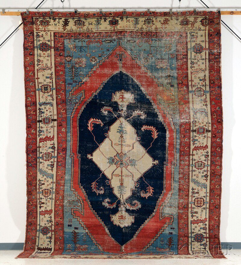 Appraisal: Bakshaish Carpet Northwest Persia second half th century the ivory