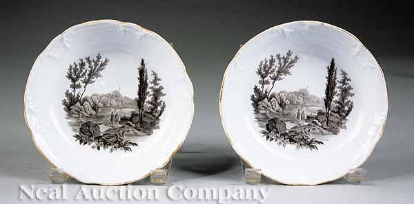 Appraisal: A Pair of Imperial Russian Porcelain Saucer Dishes A T