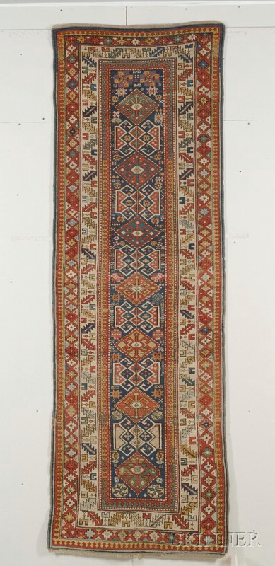 Appraisal: Kuba Long Rug Northeast Caucasus last quarter th century slight