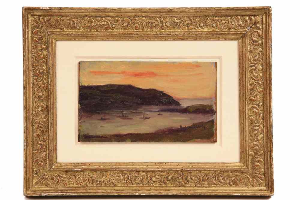 Appraisal: OOB - 'Sunset Monhegan' by Paul Dougherty CA NY FR