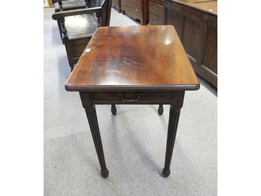 Appraisal: th century mahogany occasional table