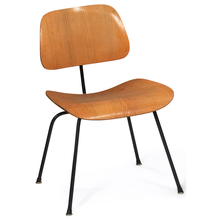 Appraisal: Charles and Ray Eames DCM dining chair by Herman Miller