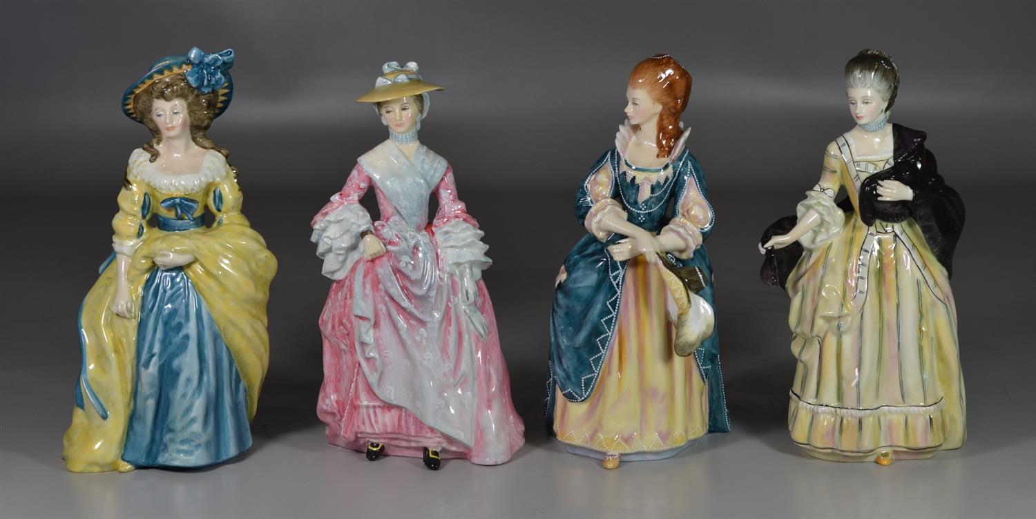 Appraisal: Royal Doulton bone china figurines The Gainsborough Ladies series Isabella