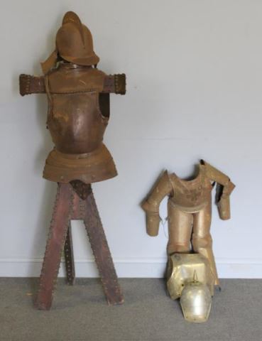 Appraisal: Lot of Partial Coats of Armour From a Lake George