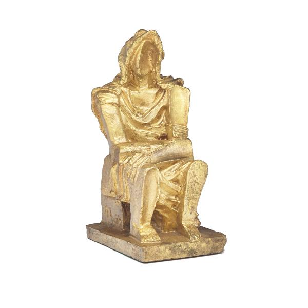 Appraisal: Ossip Zadkine - VIEILLE PAYSANNE Bronze with gold patina inscribed