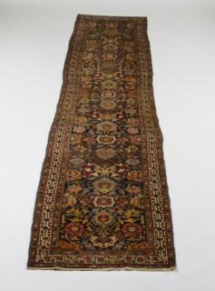 Appraisal: th c Caucasian Kuba Afshar wool runner ' long Hand