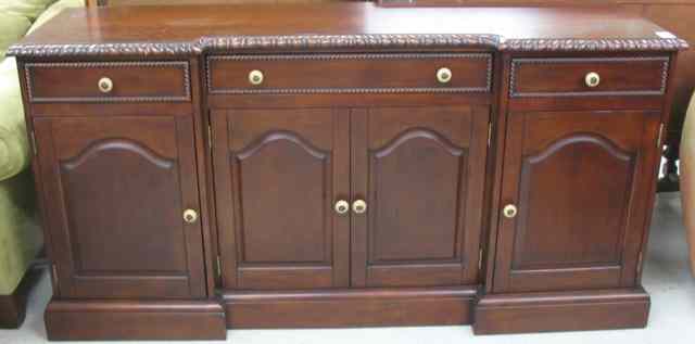 Appraisal: MAHOGANY BUFFET a Dick Idol design for Klaussner Home Furnishings