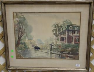 Appraisal: John Pike - water color on paper signed lower right