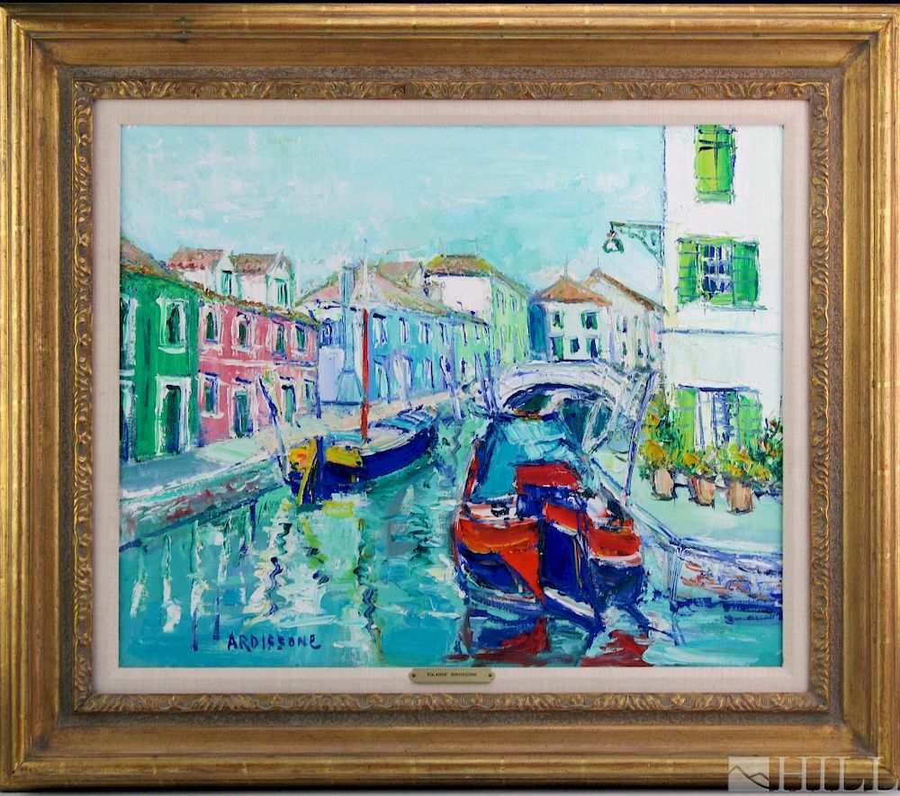 Appraisal: Yolande Ardissone b Impressionist Oil Painting Yolande Ardissone French b