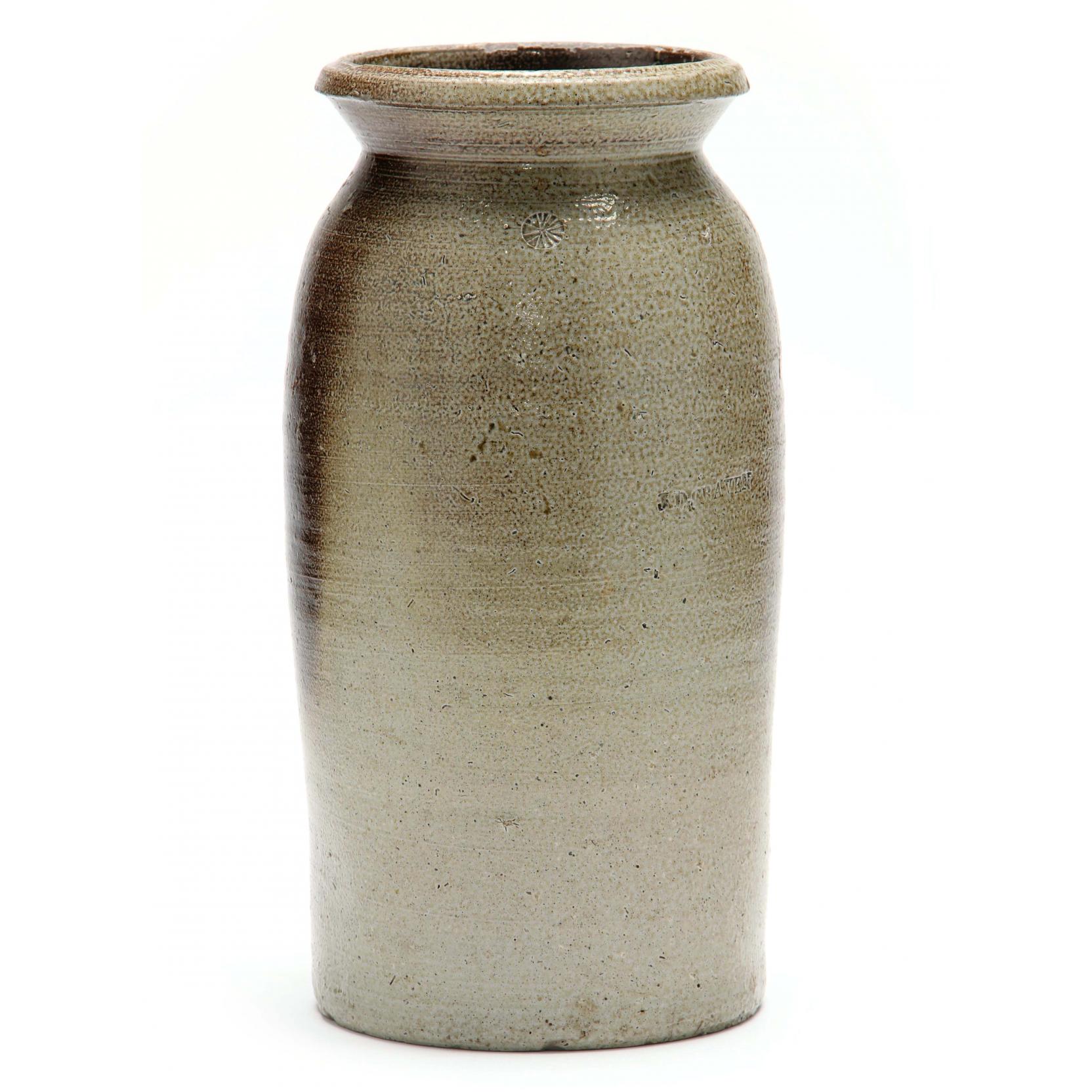 Appraisal: J D Craven Tall Canning Jar Randolph Moore Co NC