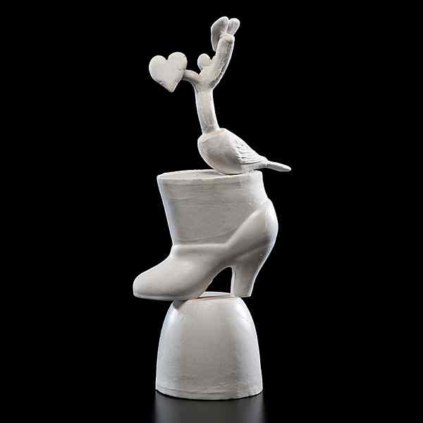 Appraisal: Lucian Octavius Pompili USA Untitled Porcelain ht wd in Daniel