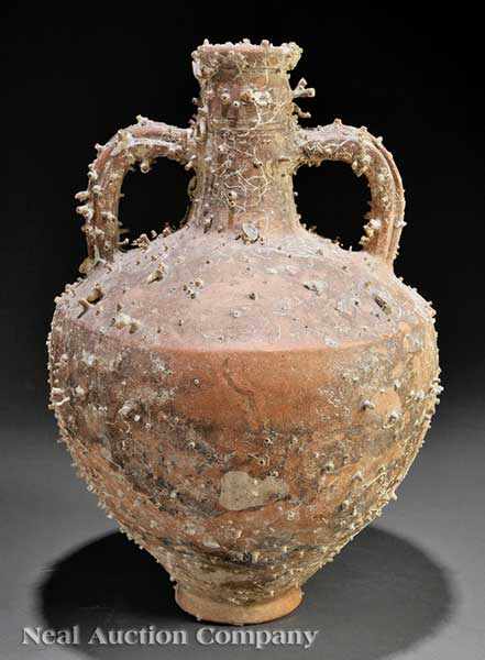 Appraisal: An Antique Greek or Roman Pottery Wine or Oil Amphora