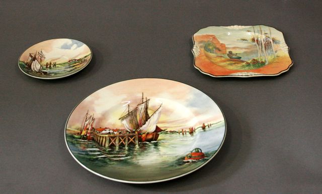 Appraisal: A Royal Doulton series ware plate with sailing boats at