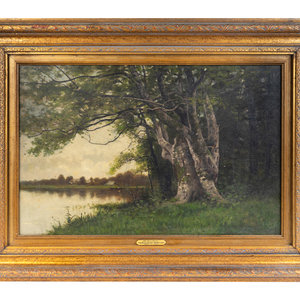 Appraisal: Charles Harry Eaton American - The Lake Shore oil on