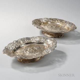 Appraisal: Two George III Sterling Silver Tazzas London - Thomas Robins