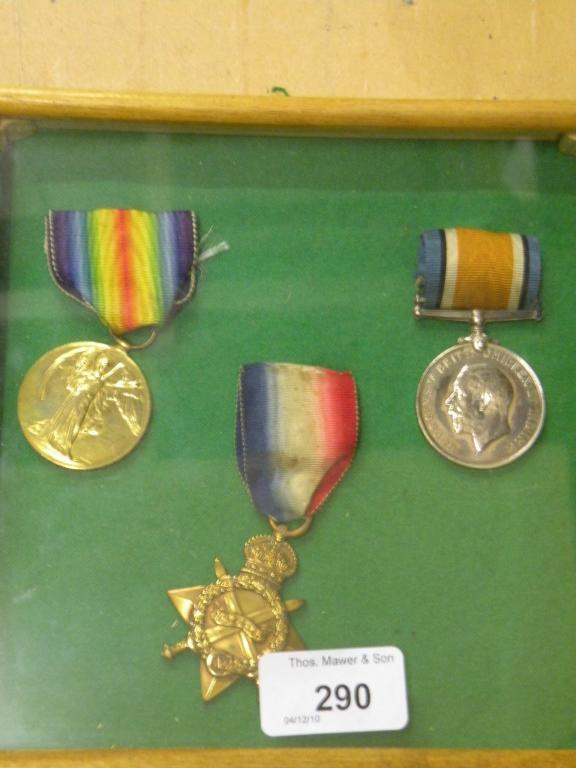 Appraisal: A set of three medals two engraved to Driver E