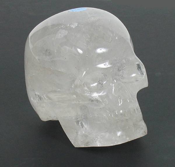 Appraisal: A rock crystal skull height in width in depth in