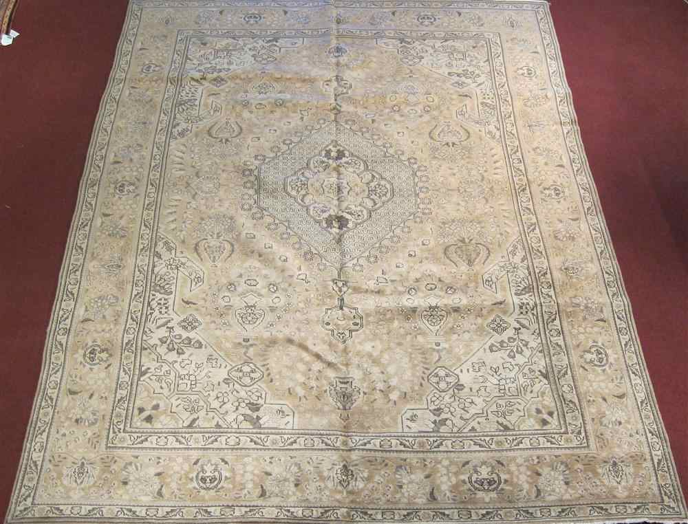 Appraisal: TABRIZ RUG approx ' '' x ' '' Retail tag