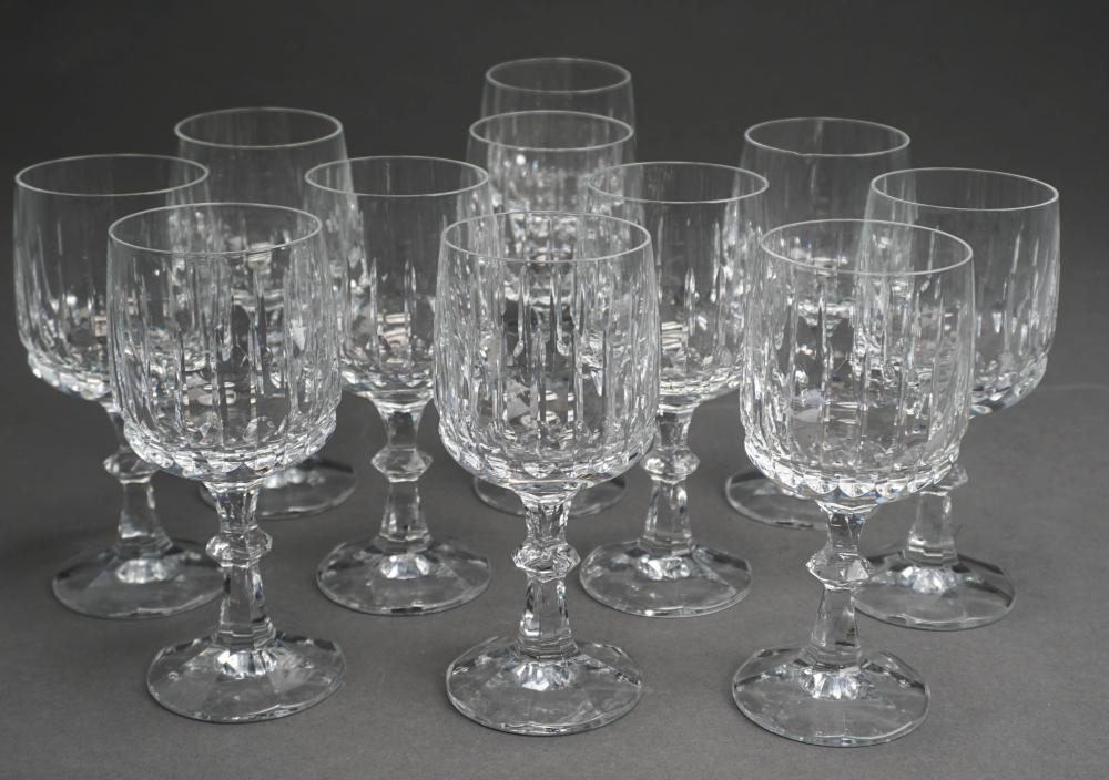 Appraisal: SET OF SCHOTT ZWIESEL TANGO PATTERN CRYSTAL WINE STEMSSet of