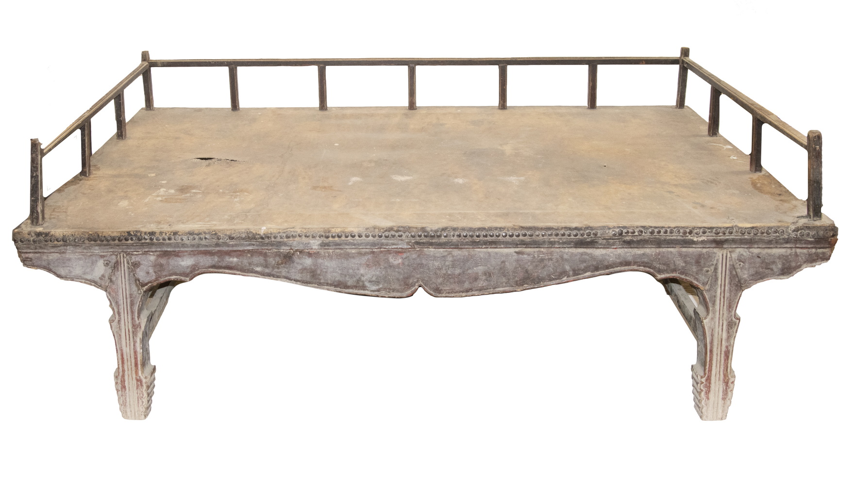 Appraisal: CHINESE LATE MING EARLY QING DAYBED COUCH th c Hardwood