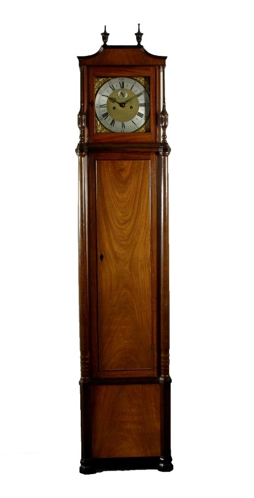 Appraisal: A Gordon Russell cased longcase clock in rosewood and bog