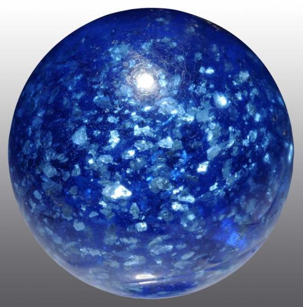 Appraisal: Blue Mica Marble Description Loaded with mica and nice color