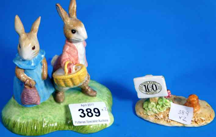 Appraisal: Beswick Flopsy and Benjamin Bunny P BP a and Schmid