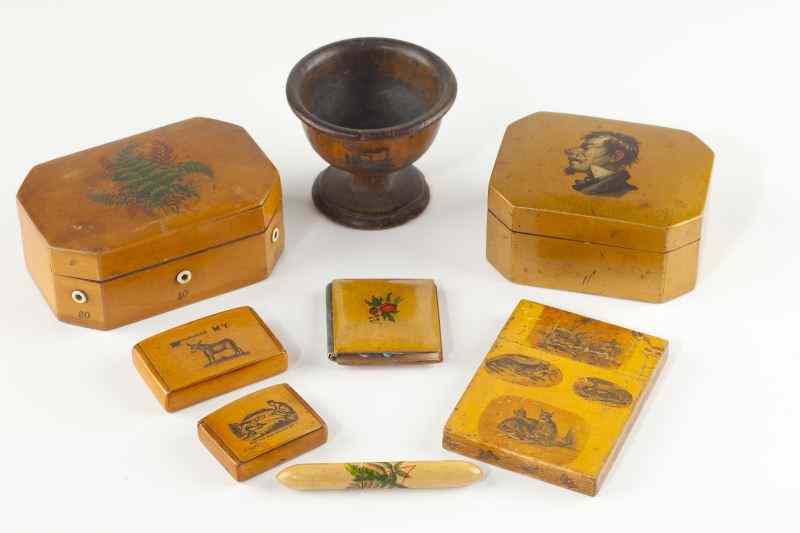 Appraisal: Eight Woodware Transfer Articles th - early th century to