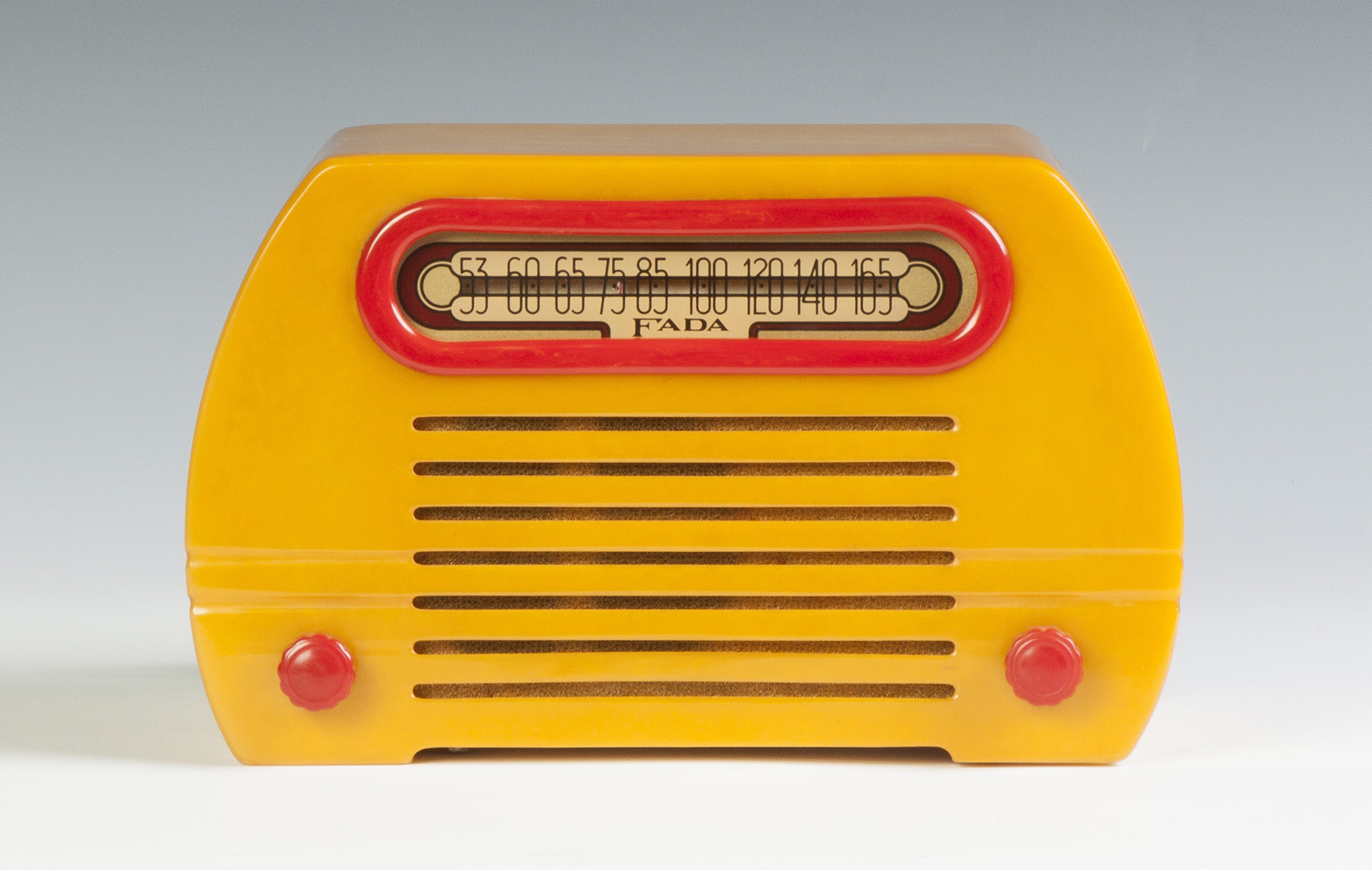 Appraisal: Fada Model Bakelite Radio C Butterscotch red