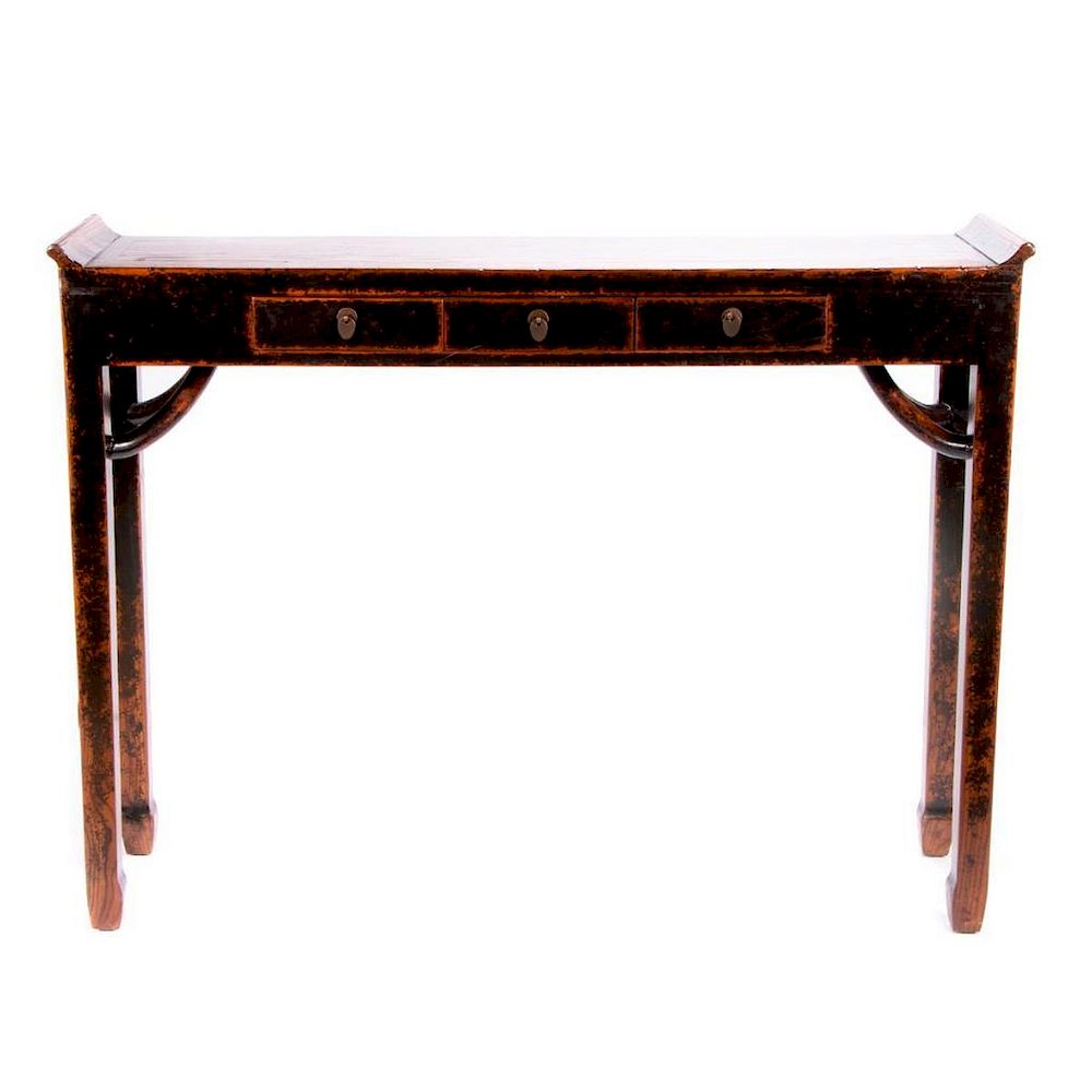 Appraisal: Chinese alter table A th century Chinese alter table with