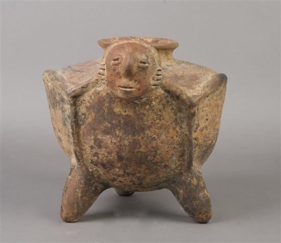 Appraisal: A Costa Rican Pottery Vessel Height inches