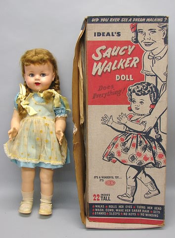 Appraisal: HP Ideal Saucy Walker Doll is in a Saucy Walker