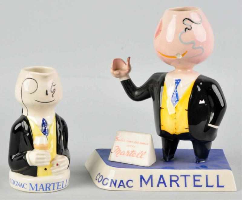 Appraisal: Lot of Cognac Martell Advertising Figures s Ceramic Condition Excellent