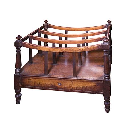 Appraisal: Georgian Style Mahogany Canterbury Estimate -