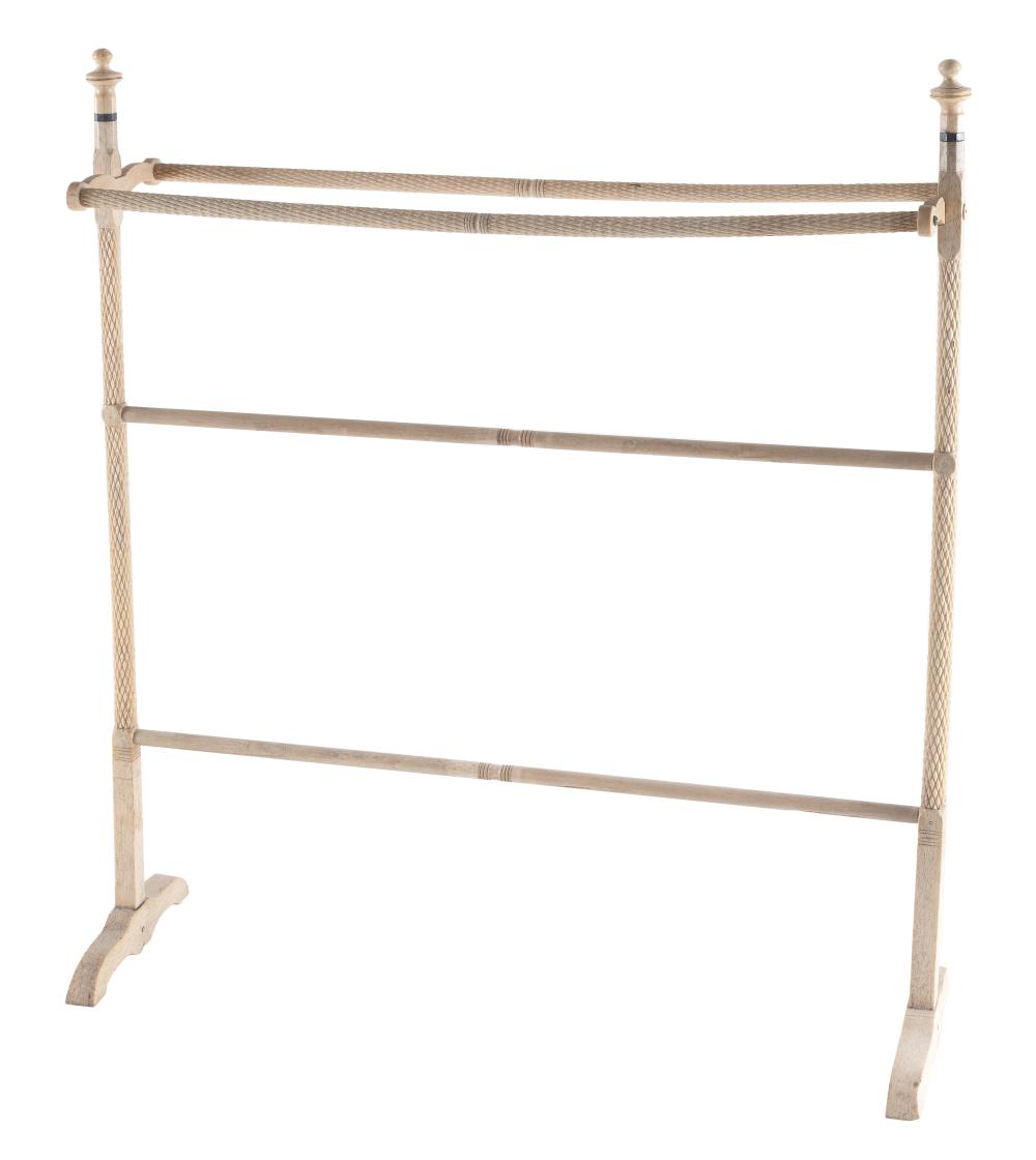 Appraisal: WHALEBONE TOWEL RACK TH CENTURY HEIGHT WIDTH WHALEBONE TOWEL RACK