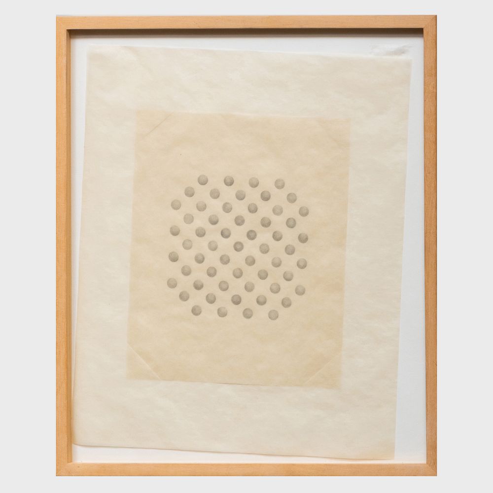 Appraisal: Lynne Woods Turner b Untitled Pencil on rice paper unsigned