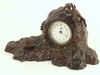 Appraisal: CLOCK - Japanese Meiji period cast bronze figural desk clock