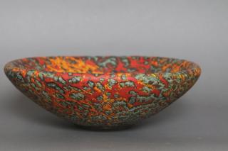 Appraisal: Colin Heaney Colin HeaneyLava Mortar II Blown cast glass with