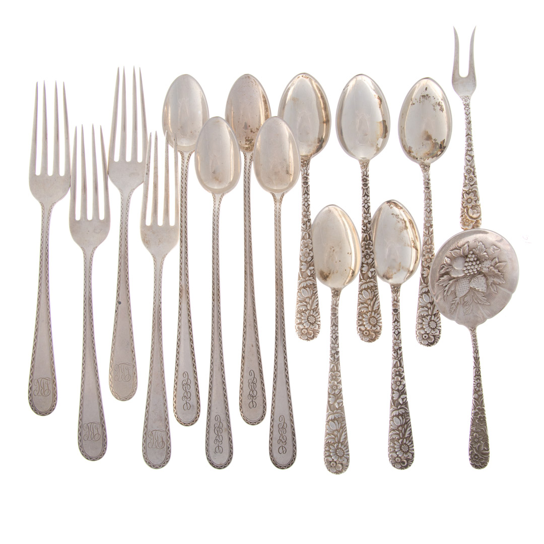 Appraisal: Kirk sterling silver flatware pieces comprising Winslow iced tea spoons