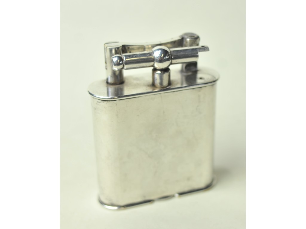 Appraisal: Large white metal cased Dunhill cigarette lighter