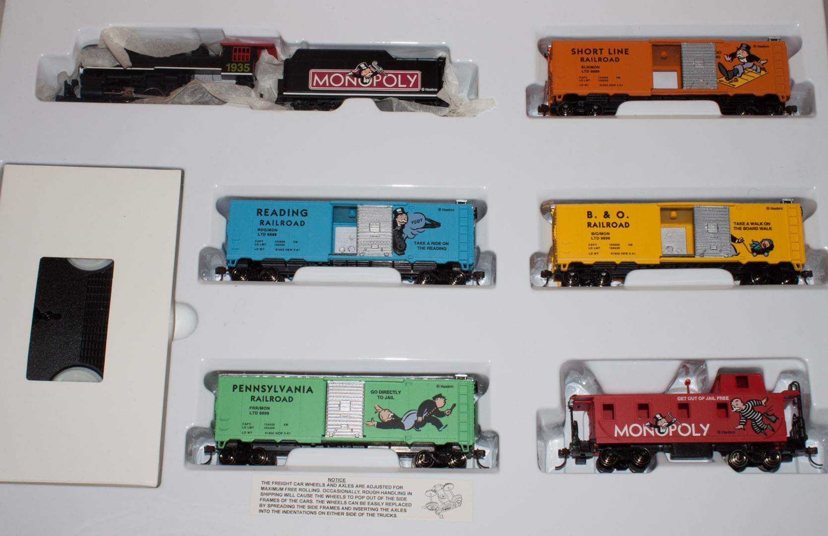 Appraisal: Bachmann Monopoly HO train set Condition Set has been opened