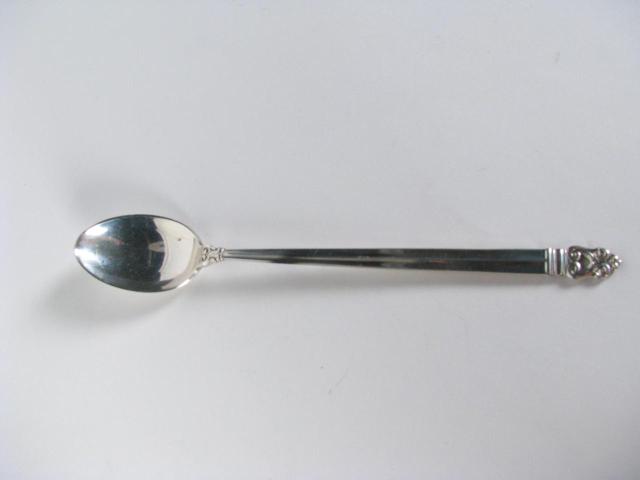 Appraisal: International Silver Royal Danish sterling Ice Teaspoons ozt x sixteen